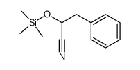α-((trimethylsilyl)oxy)benzenepropanenitrile结构式