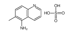 6-methylquinolin-5-amine,sulfuric acid Structure