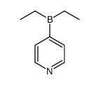Pyridine, 4-(diethylboryl)- Structure