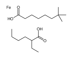 (2-ethylhexanoato-O)(neodecanoato-O)iron Structure