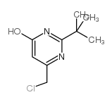 2-叔丁基-6-(氯甲基)嘧啶-4-醇结构式