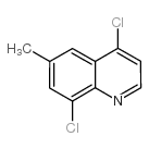 4,8-Dichloro-6-methylquinoline Structure