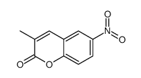 3-METHYL-6-NITROCOUMARIN结构式