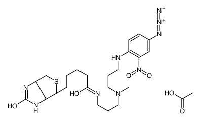 Photobiotin acetate salt Structure