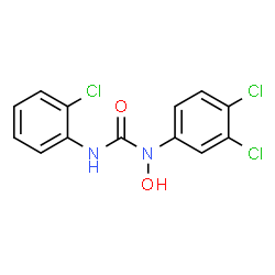 3-(2-Chlorophenyl)-1-(3,4-dichlorophenyl)-1-hydroxyurea结构式