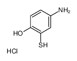 4-amino-2-sulfanylphenol,hydrochloride Structure
