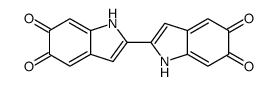 2-(5,6-dioxo-1H-indol-2-yl)-1H-indole-5,6-dione结构式