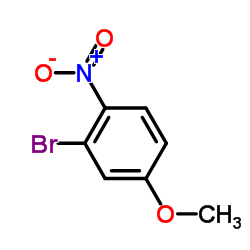 3-溴-4-硝基苯甲醚结构式