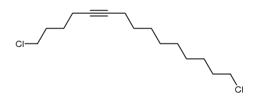 1,15-dichloro-pentadec-5-yne结构式