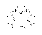 2-[methoxy-bis(1-methylimidazol-2-yl)methyl]-1-methylimidazole Structure