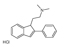 N,N-dimethyl-2-(2-phenyl-1H-inden-1-yl)ethanamine,hydrochloride Structure
