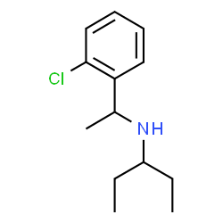 N-(1-(2-氯苯基)乙基)戊-3-胺结构式
