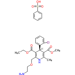 苯磺酸左旋氨氯地平结构式