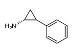 (1R)-2-苯基环丙胺结构式