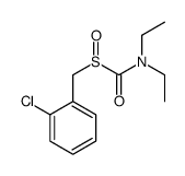 1-[(2-chlorophenyl)methylsulfinyl]-N,N-diethylformamide Structure