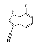 7-氟吲哚-3-甲腈结构式