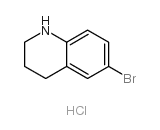 6-溴-1,2,3,4-四氢喹啉盐酸盐结构式
