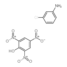 3-chloroaniline; 2,4,6-trinitrophenol Structure