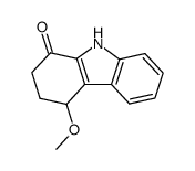 4-Methoxy-1,2,3,4-tetrahydro-1-oxocarbazole结构式