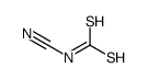 Carbamodithioic acid, cyano-结构式