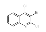 3-bromo-2,4-dichloroquinoline结构式