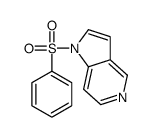 1-苯磺酰基-5-氮杂吲哚结构式