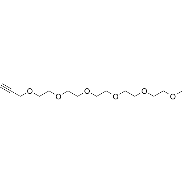 m-PEG5-Propyne structure