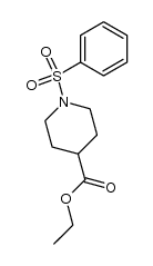 ETHYL 1-(PHENYLSULFONYL)-4-PIPERIDINECARBOXYLATE结构式