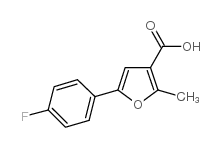 5-(4-氟苯基)-2-甲基-3-糠酸结构式