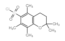2,2,5,7,8-五甲基苯并二氢吡喃-6-磺酰氯结构式