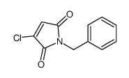 1-benzyl-3-chloropyrrole-2,5-dione结构式
