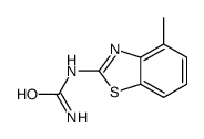 (6CI)-(4-甲基-2-苯并噻唑)-脲结构式