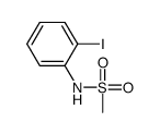 N-(2-iodophenyl)methanesulfonamide结构式