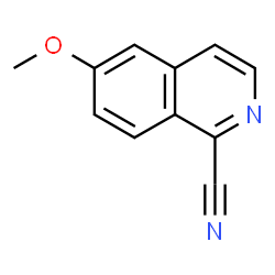 6-甲氧基异喹啉-1-腈结构式