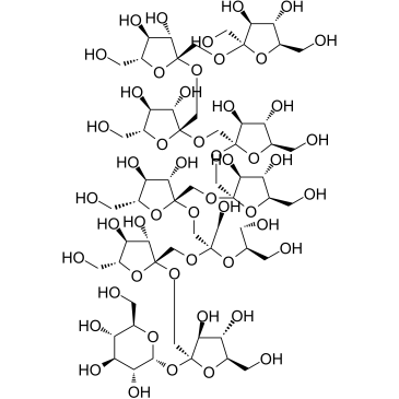 Fructo-​oligosaccharide DP10/GF9 structure