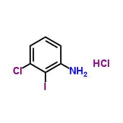 3-Chloro-2-iodoaniline hydrochloride (1:1) Structure