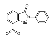 7-nitro-2-phenyl-1,2-benzoselenazol-3-one结构式