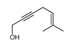 6-methylhept-5-en-2-yn-1-ol结构式