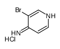 3-bromopyridin-4-amine,hydrochloride Structure