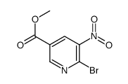 6-溴-5-硝基烟酸甲酯结构式