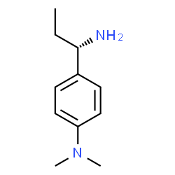 [4-((1S)-1-AMINOPROPYL)PHENYL]DIMETHYLAMINE Structure