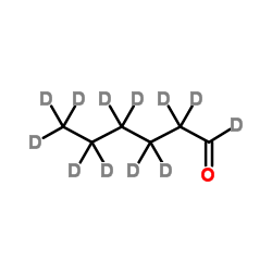 (2H12)Hexanal Structure