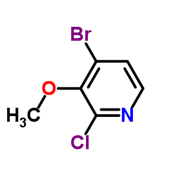 4-Bromo-2-chloro-3-methoxypyridine Structure