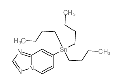 7-Tributylstannyl[1,2,4]-Triazolo[1,5-a]pyridine结构式
