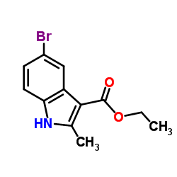 Ethyl 5-bromo-2-methyl-1H-indole-3-carboxylate Structure