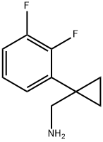 1-(2,3-Difluorophenyl)cyclopropanemethanamine Structure