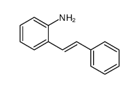 2-[(E)-2-phenylethenyl]aniline Structure