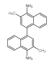 4-(4-amino-3-methylnaphthalen-1-yl)-2-methylnaphthalen-1-amine structure
