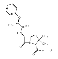 phenethicillin potassium Structure