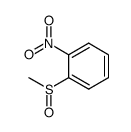 methyl-(2-nitro-phenyl)-sulfoxide Structure